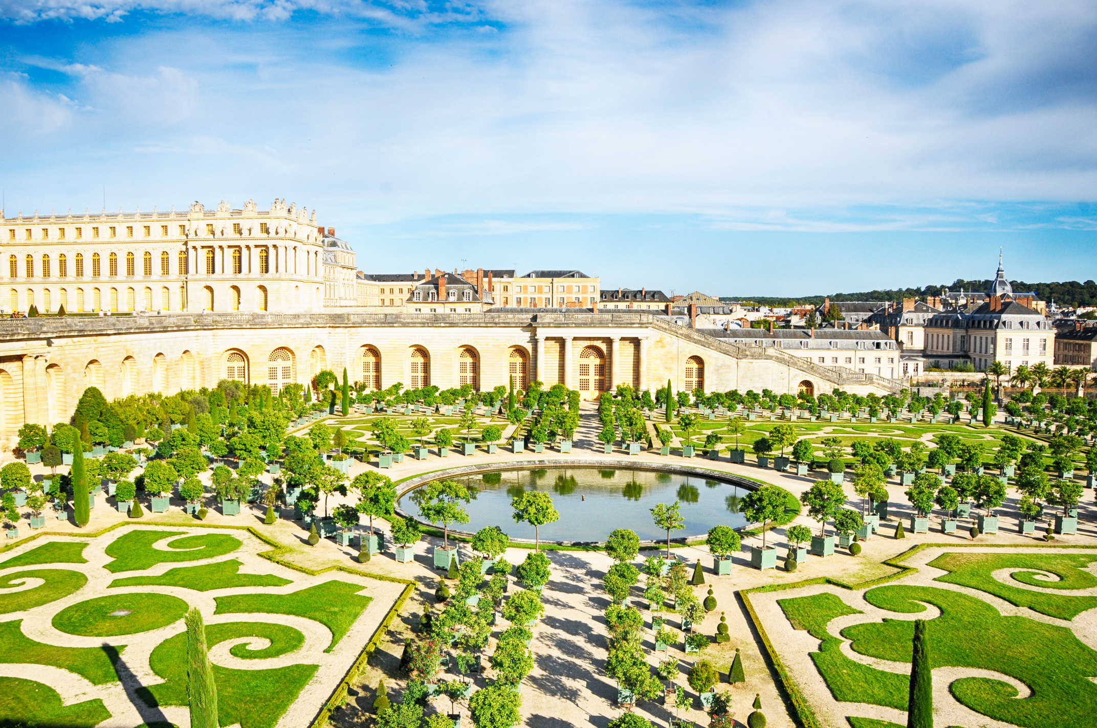 Versailles Palace Ornate Gardens